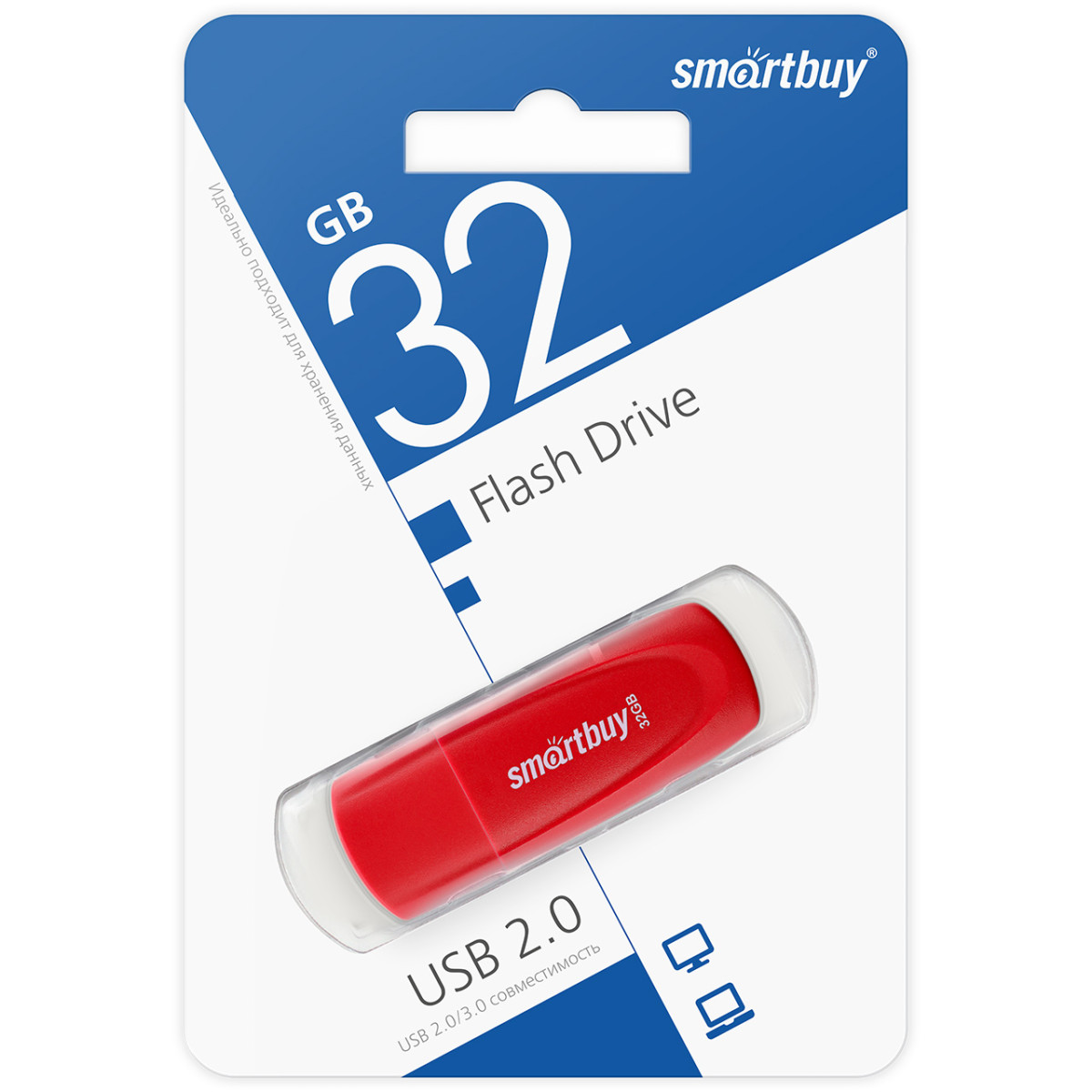 USB флэш-диск Smart Buy 32GB  Scout Red