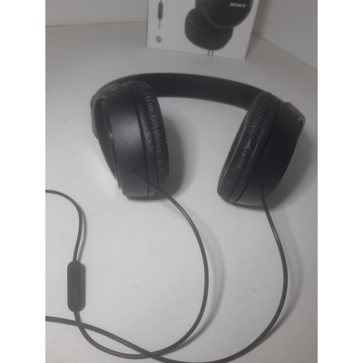 Накладные наушники с гарнитурой MDR-ZX110 (черные)