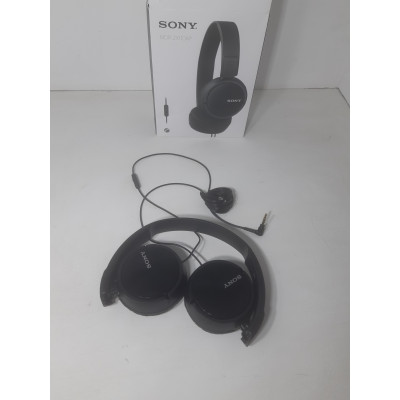 Накладные наушники с гарнитурой MDR-ZX110 (черные)