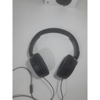 Накладные наушники с гарнитурой MDR-ZX110 (черные)