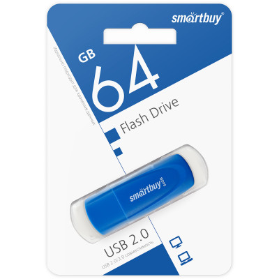 USB флэш-диск Smart Buy 64GB Scout Blue