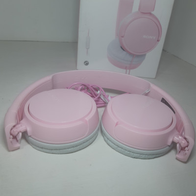 Накладные наушники с гарнитурой MDR-ZX110 (розовые)