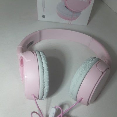 Накладные наушники с гарнитурой MDR-ZX110 (розовые)