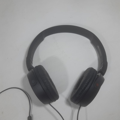 Накладные наушники с гарнитурой MDR-ZX110 (черные)